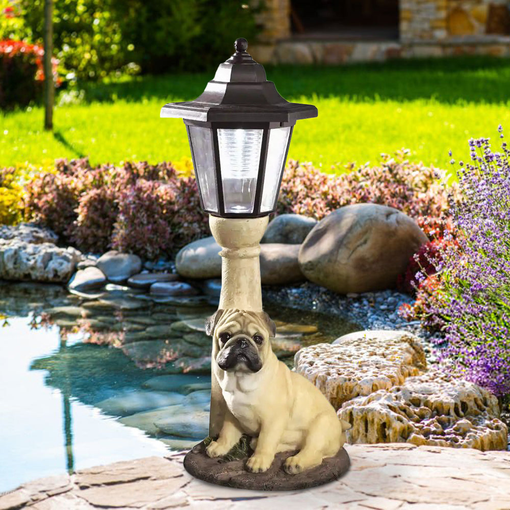 SOLAR LIGHT FAWN PUG